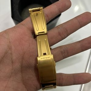 Casio's hot little gold cube watch